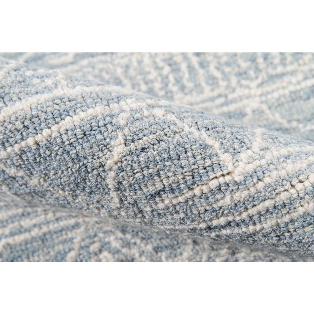 Contemporary Rectangle Area Rug, Light Blue, 5' X 8'. Picture 4
