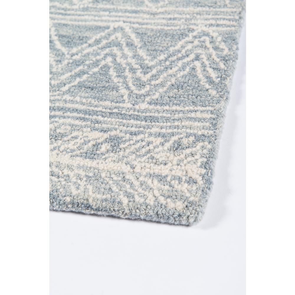 Contemporary Rectangle Area Rug, Light Blue, 5' X 8'. Picture 5
