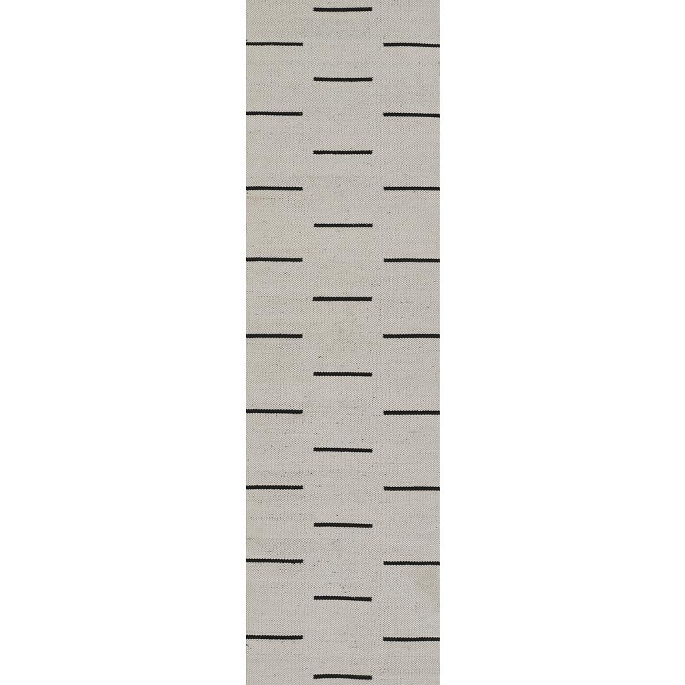 Contemporary Rectangle Area Rug, Ivory, 3'6" X 5'6". Picture 5