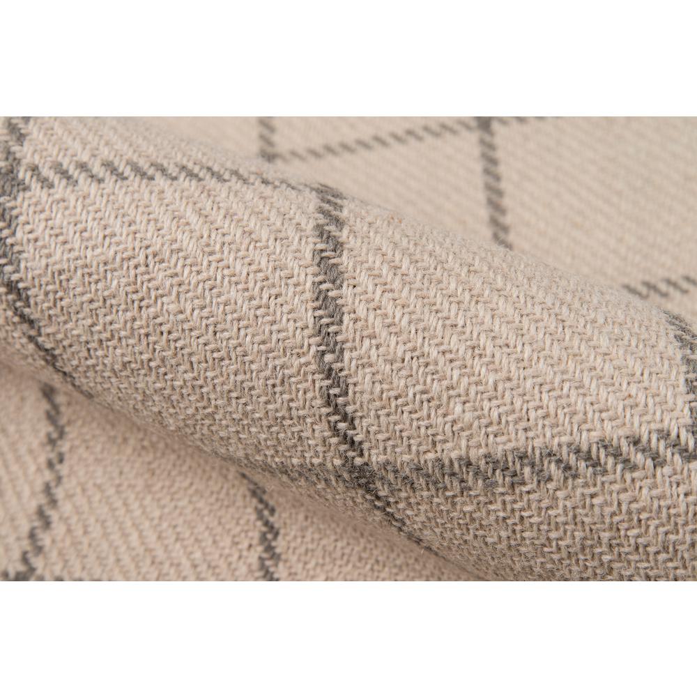 Modern Rectangle Area Rug, Ivory, 5' X 8'. Picture 4