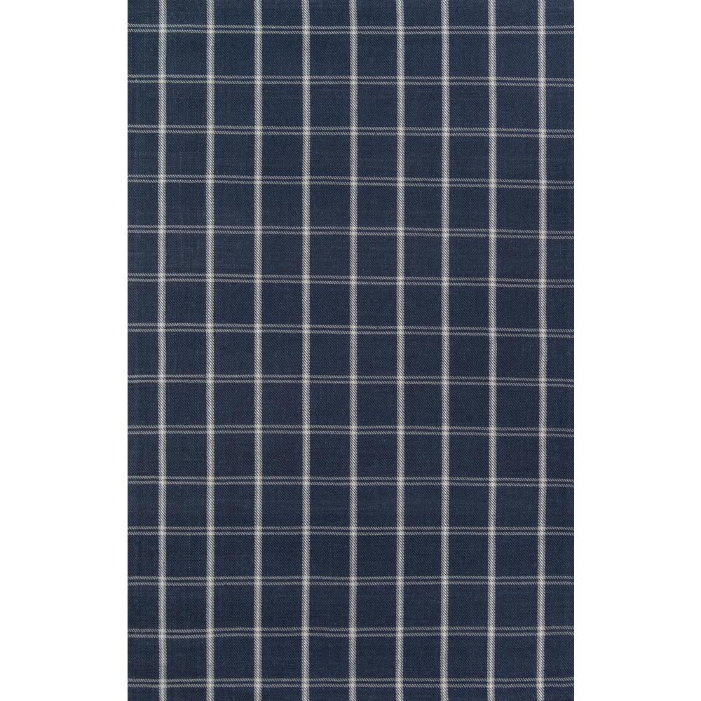 Modern Rectangle Area Rug, Navy, 5' X 8'. Picture 1