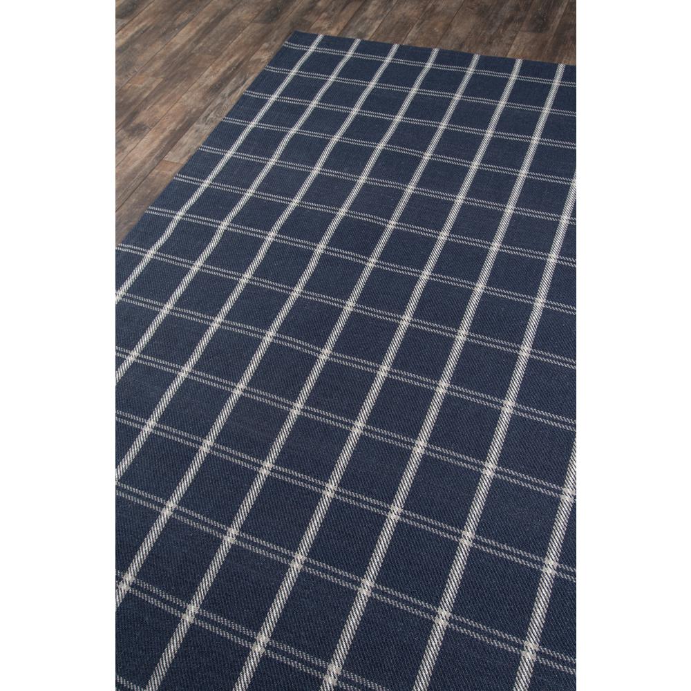 Modern Rectangle Area Rug, Navy, 5' X 8'. Picture 2