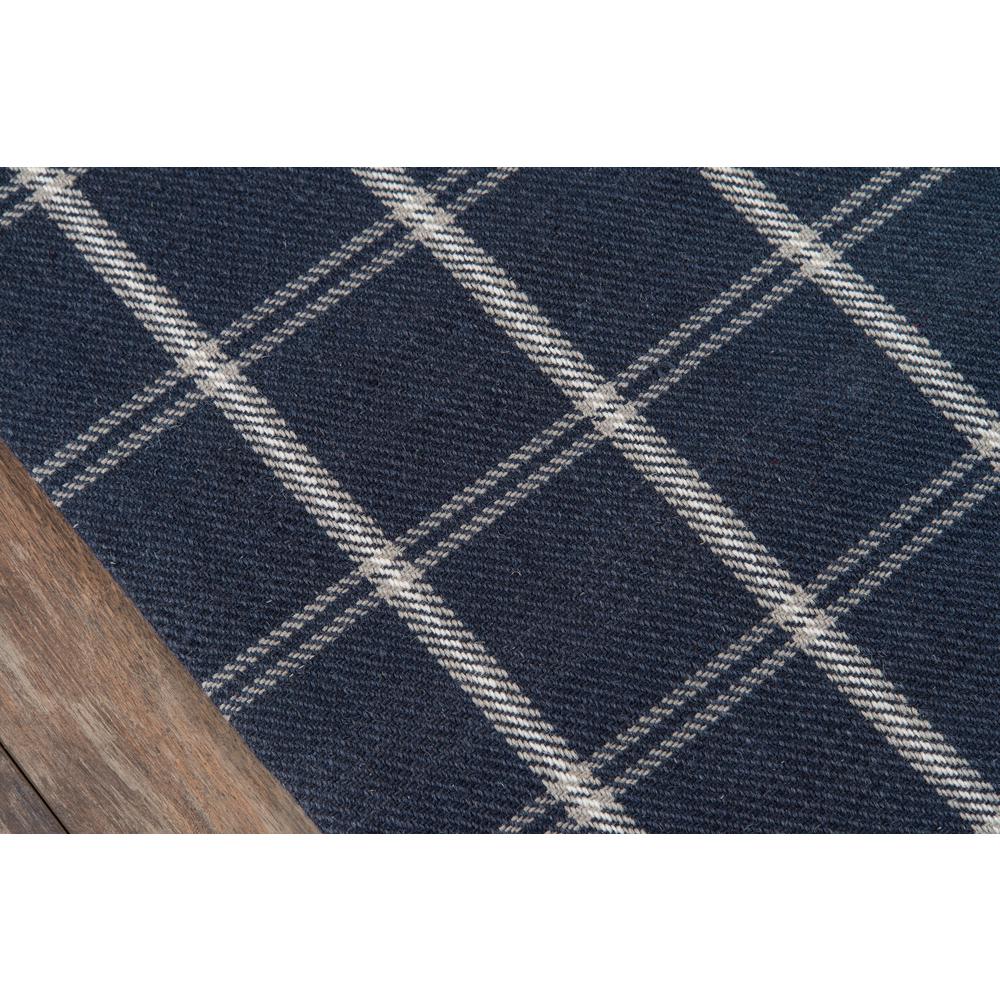Modern Rectangle Area Rug, Navy, 5' X 8'. Picture 3