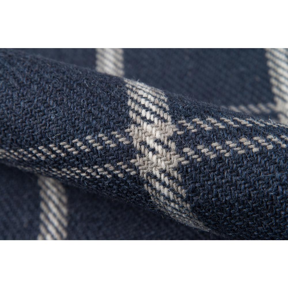 Modern Rectangle Area Rug, Navy, 5' X 8'. Picture 4
