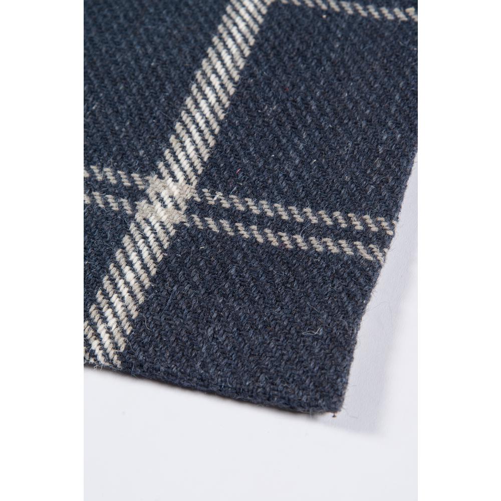 Modern Rectangle Area Rug, Navy, 5' X 8'. Picture 5
