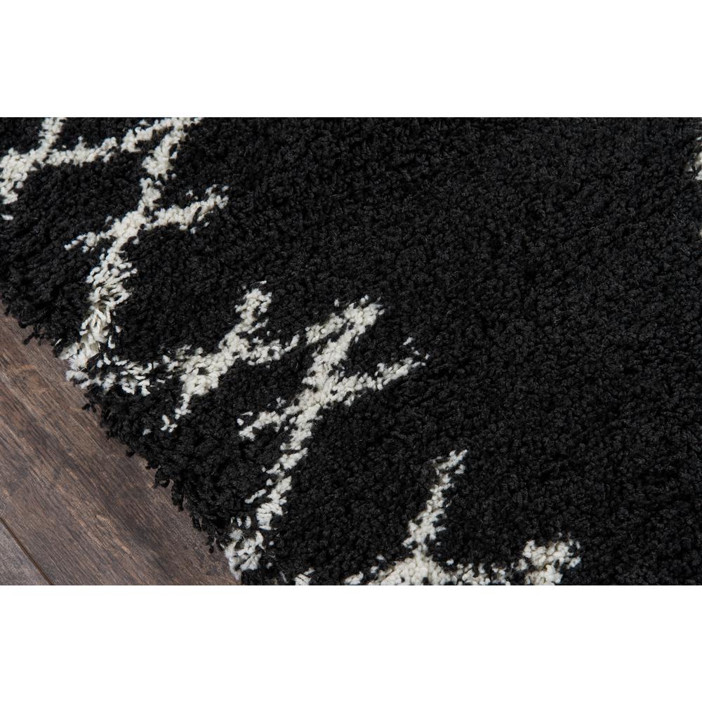 Contemporary Rectangle Area Rug, Black, 5'3" X 7'6". Picture 3