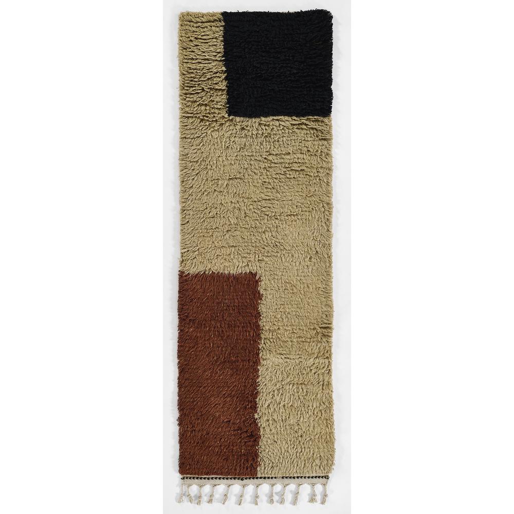 Contemporary Rectangle Area Rug, Multi, 5' X 8'. Picture 5