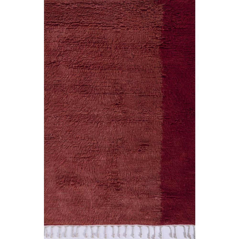 Contemporary Rectangle Area Rug, Red, 5' X 8'. Picture 1