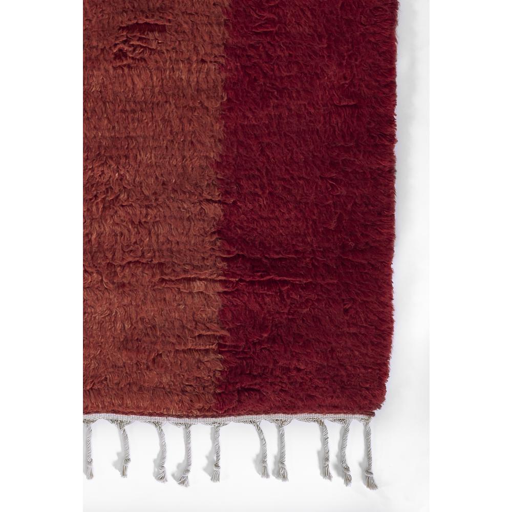 Contemporary Rectangle Area Rug, Red, 5' X 8'. Picture 2