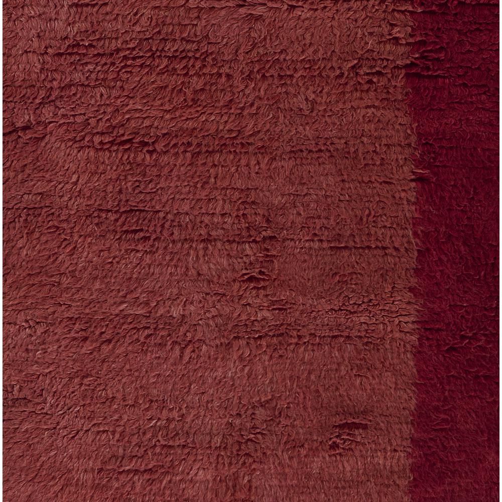 Contemporary Rectangle Area Rug, Red, 5' X 8'. Picture 7