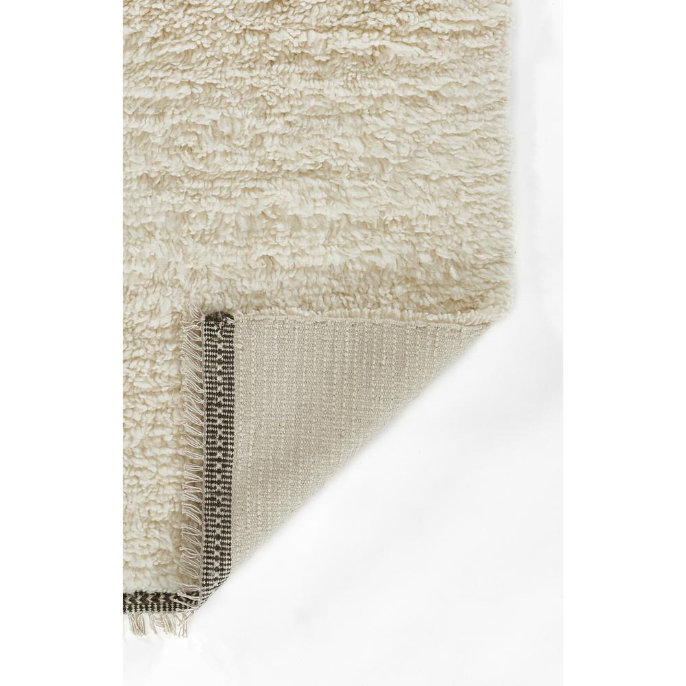 Contemporary Rectangle Area Rug, Ivory, 5' X 8'. Picture 3