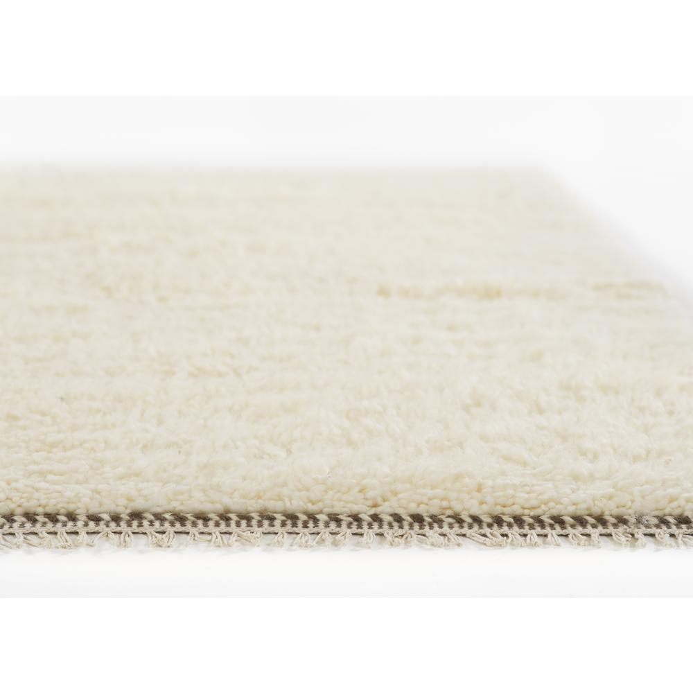 Contemporary Rectangle Area Rug, Ivory, 5' X 8'. Picture 5