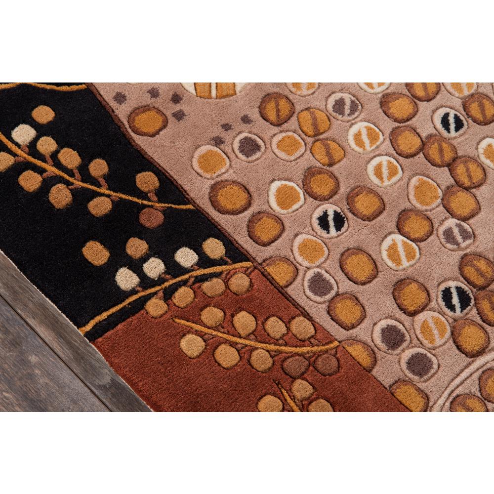Contemporary Rectangle Area Rug, Black, 3'6" X 5'6". Picture 3