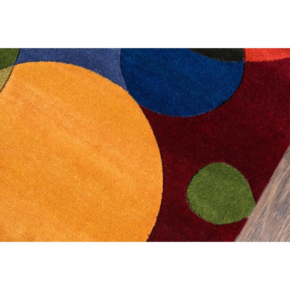 Contemporary Rectangle Area Rug, Multi, 3'6" X 5'6". Picture 3