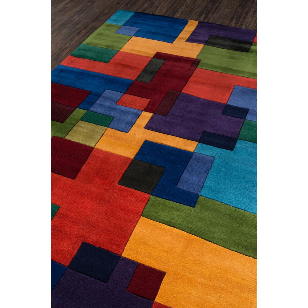 Contemporary Rectangle Area Rug, Multi, 3'6" X 5'6". Picture 2