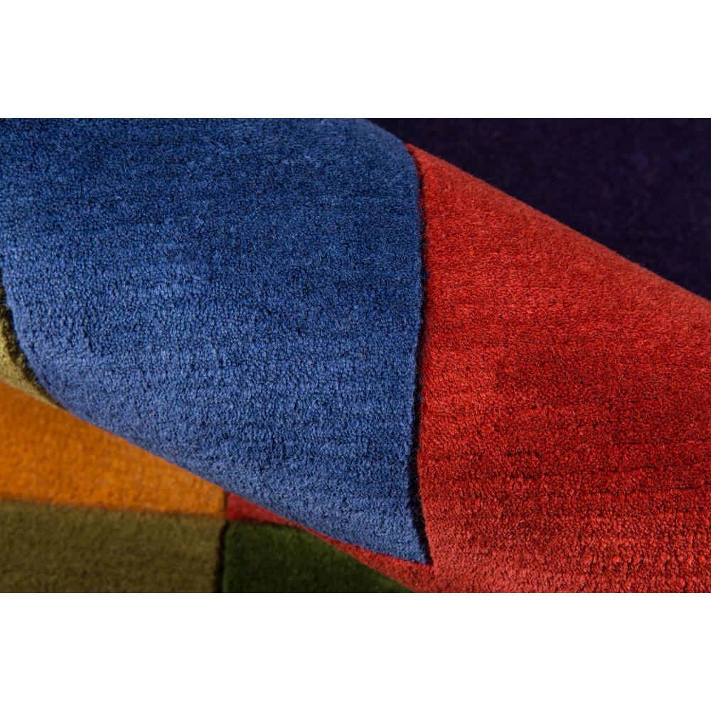Contemporary Rectangle Area Rug, Multi, 3'6" X 5'6". Picture 4