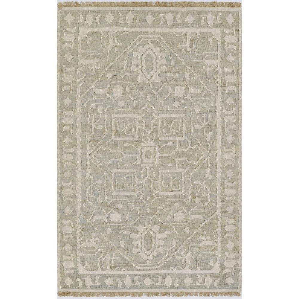 Traditional Rectangle Area Rug, Blue, 8' X 10'. Picture 1