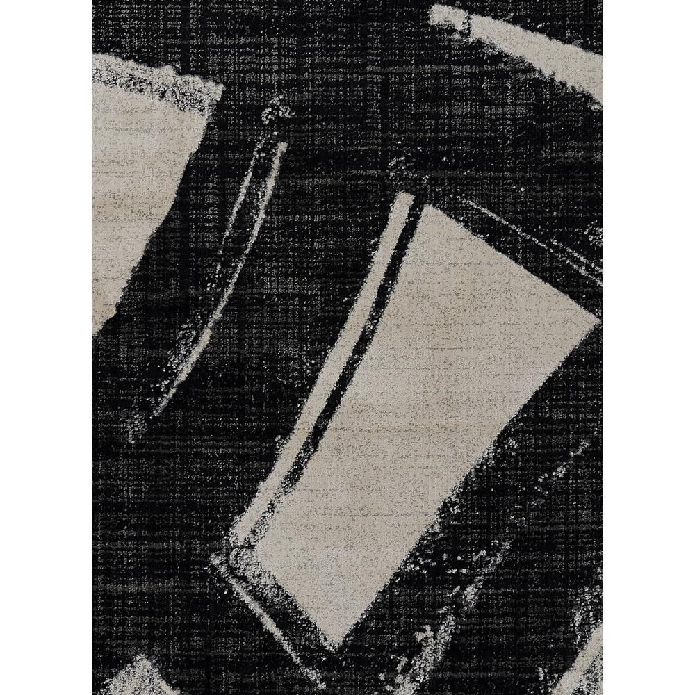 Contemporary Rectangle Area Rug, Ivory, 5'3" X 7'6". Picture 6