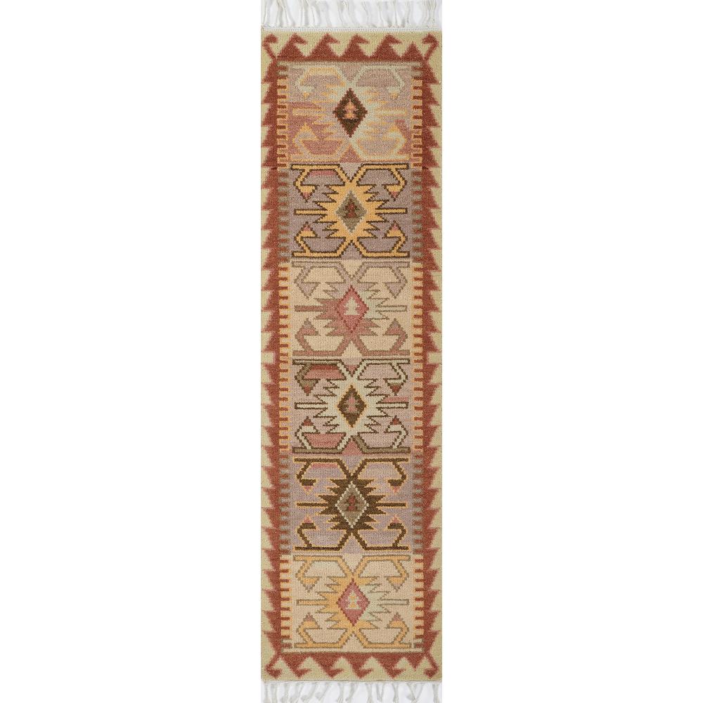 Traditional Rectangle Area Rug, Rust, 5' X 8'. Picture 5