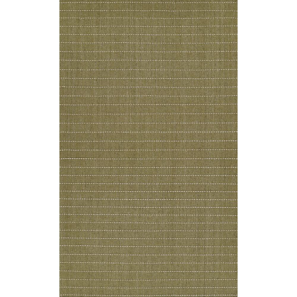 Contemporary Rectangle Area Rug, Green, 5' X 8'. Picture 1