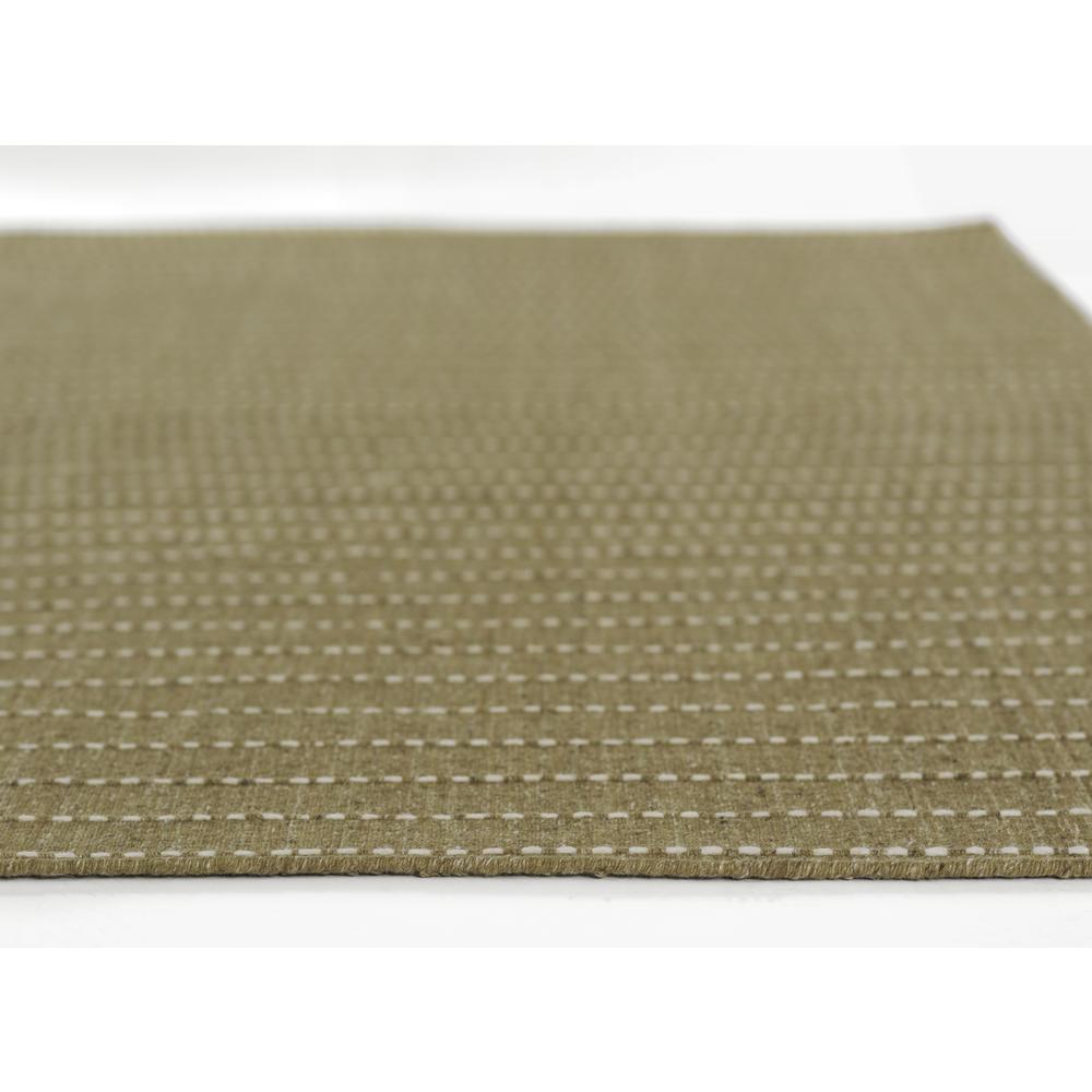 Contemporary Rectangle Area Rug, Green, 5' X 8'. Picture 6