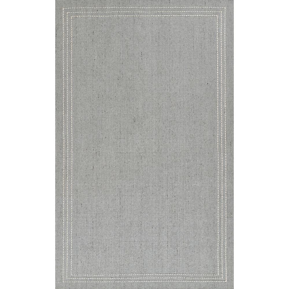 Contemporary Rectangle Area Rug, Light Blue, 8' X 10'. Picture 1