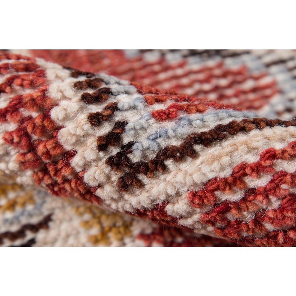 Traditional Rectangle Area Rug, Red, 8' X 10'. Picture 4