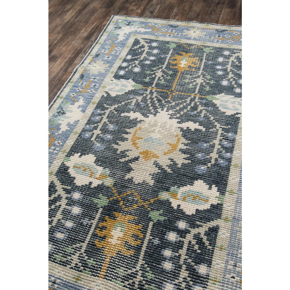 Traditional Rectangle Area Rug, Aqua, 8' X 10'. Picture 2