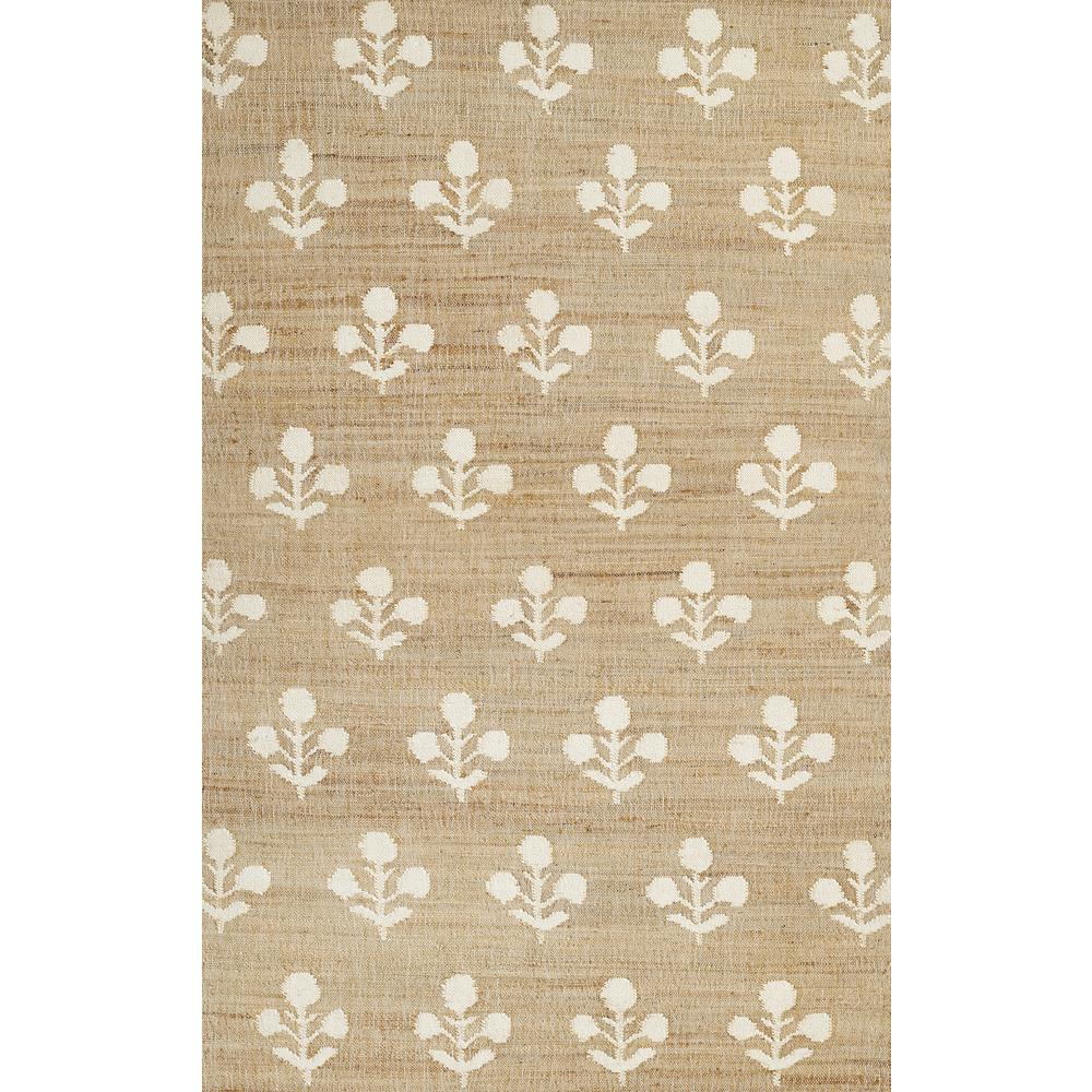 Contemporary Rectangle Area Rug, Natural, 5' X 8'. Picture 1