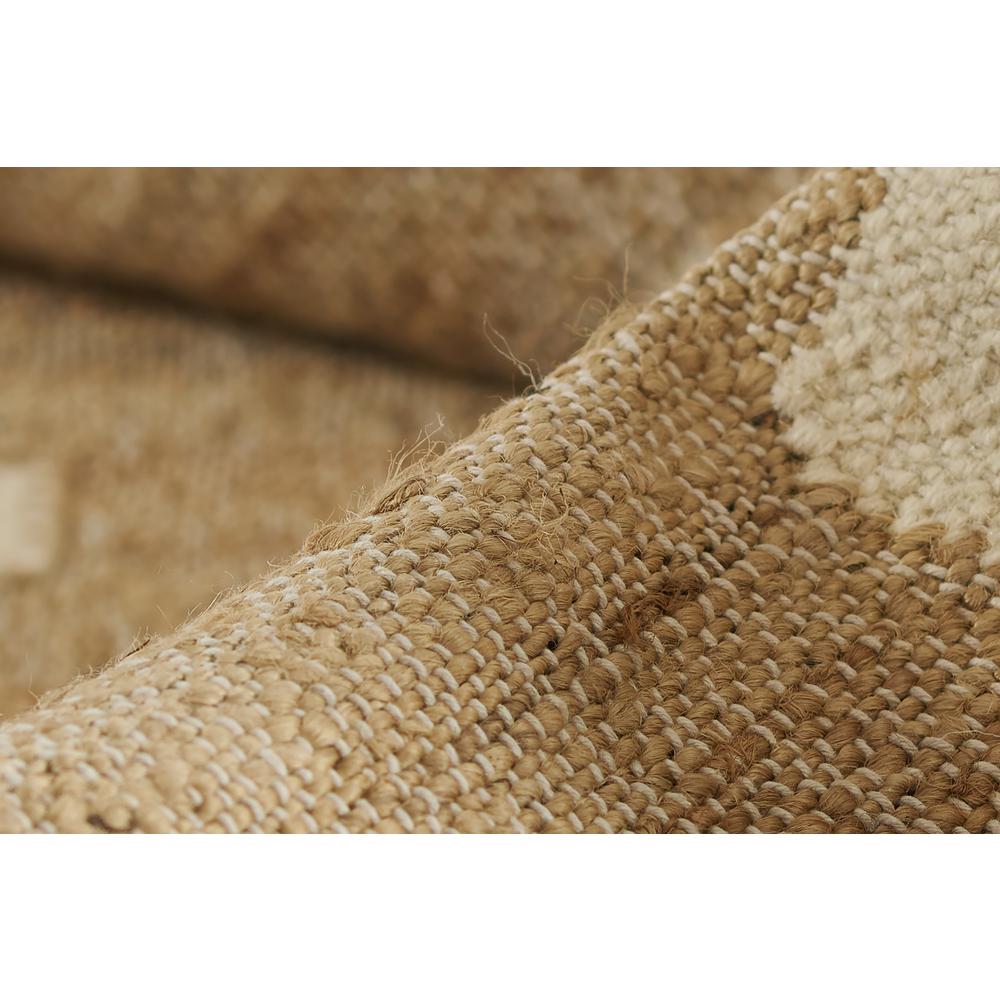 Contemporary Rectangle Area Rug, Natural, 5' X 8'. Picture 4