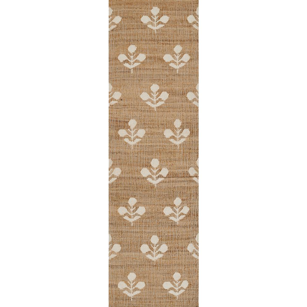 Contemporary Rectangle Area Rug, Natural, 5' X 8'. Picture 5