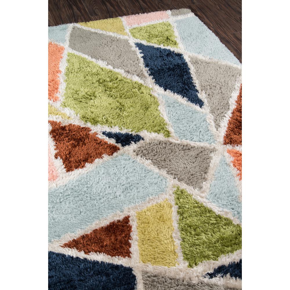 Modern Rectangle Area Rug, Multi, 5' X 7'6". Picture 2