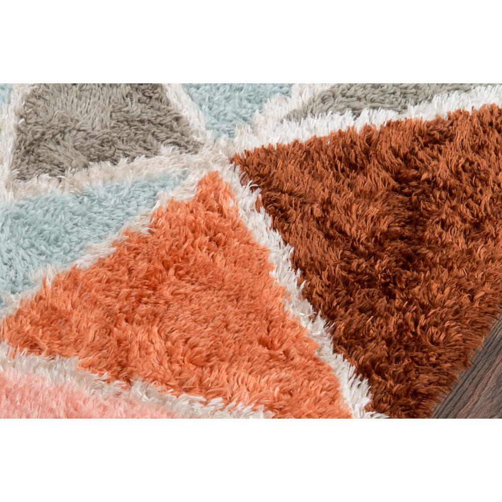 Modern Rectangle Area Rug, Multi, 5' X 7'6". Picture 3