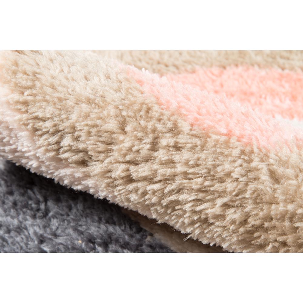 Modern Rectangle Area Rug, Multi, 5' X 7'6". Picture 4