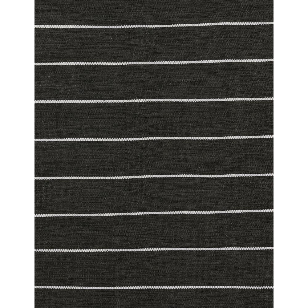 Contemporary Rectangle Area Rug, Black, 3'6" X 5'6". Picture 6
