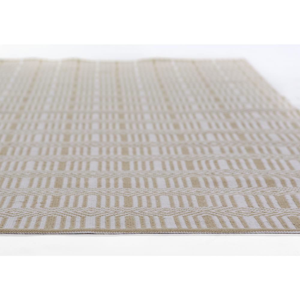 Contemporary Rectangle Area Rug, Beige, 3'6" X 5'6". Picture 6