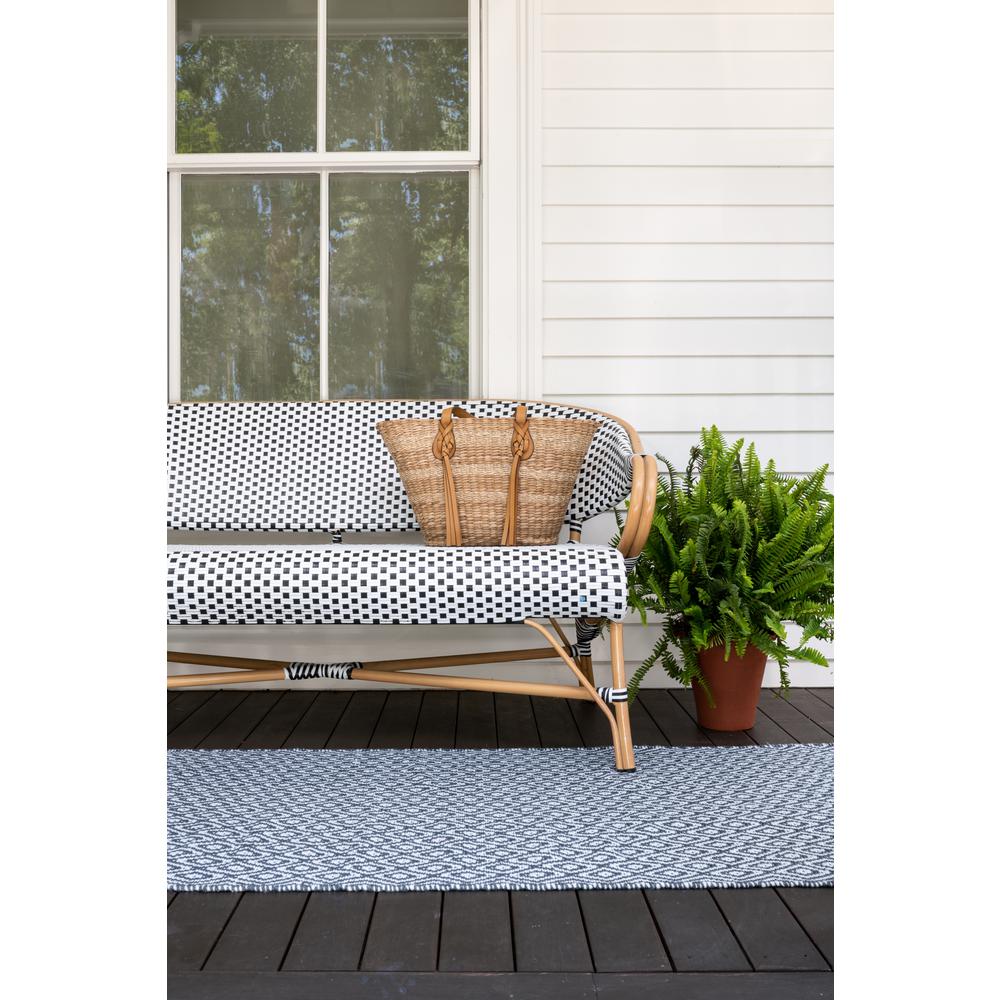 Contemporary Rectangle Area Rug, Slate, 3'6" X 5'6". Picture 9