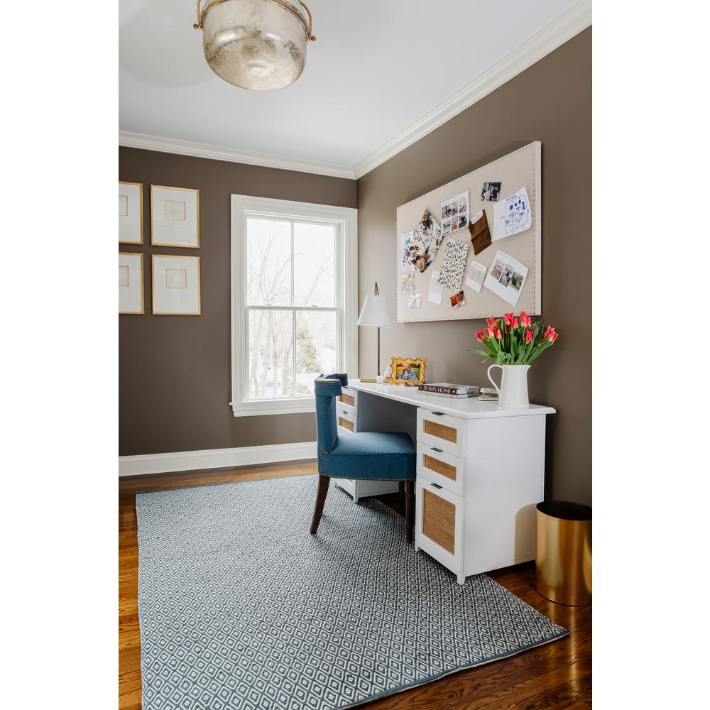 Contemporary Rectangle Area Rug, Slate, 3'6" X 5'6". Picture 8