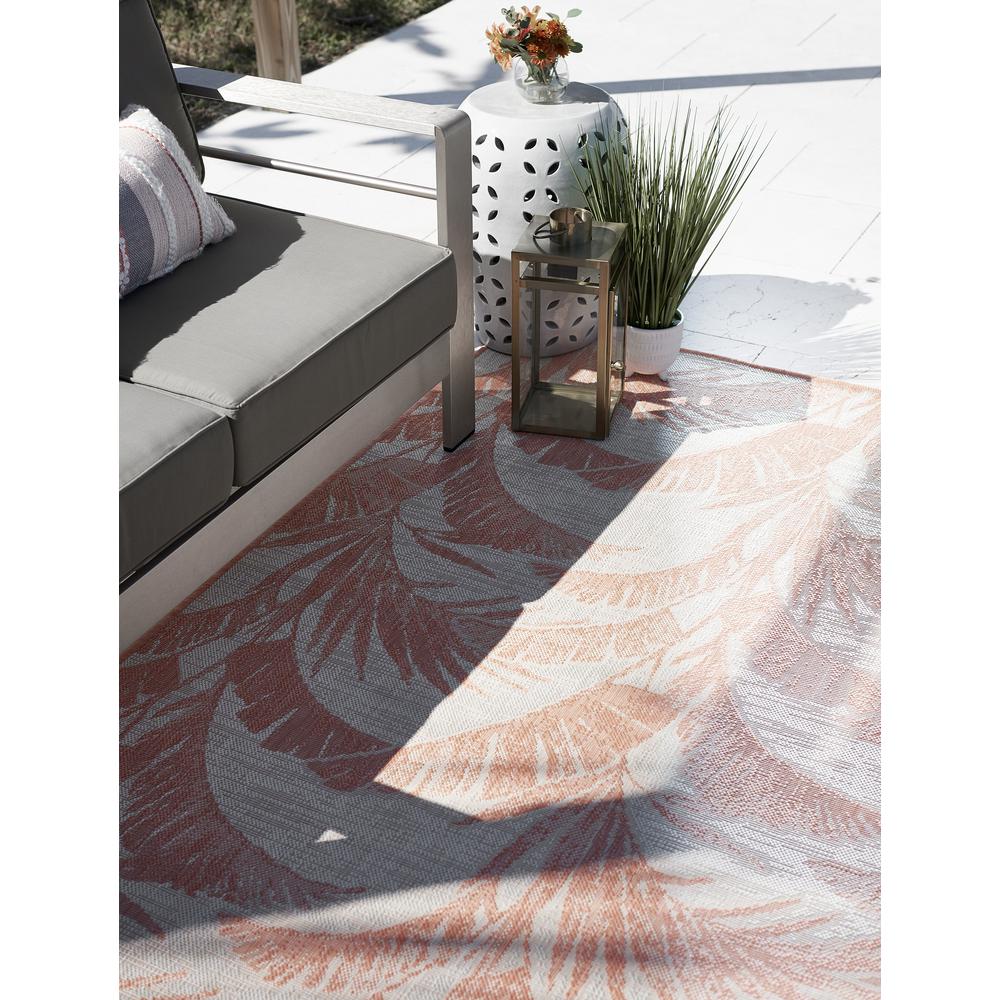 Transitional Rectangle Area Rug, Coral, 4'1" X 6'. Picture 9