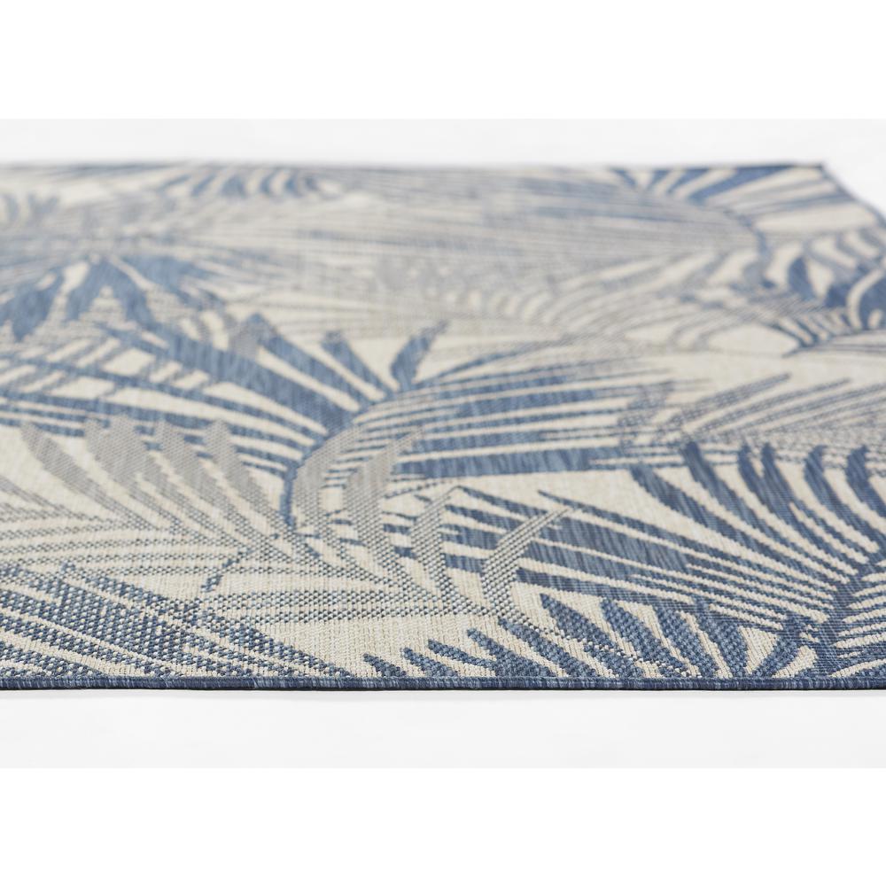 Transitional Rectangle Area Rug, Blue, 4'1" X 6'. Picture 3