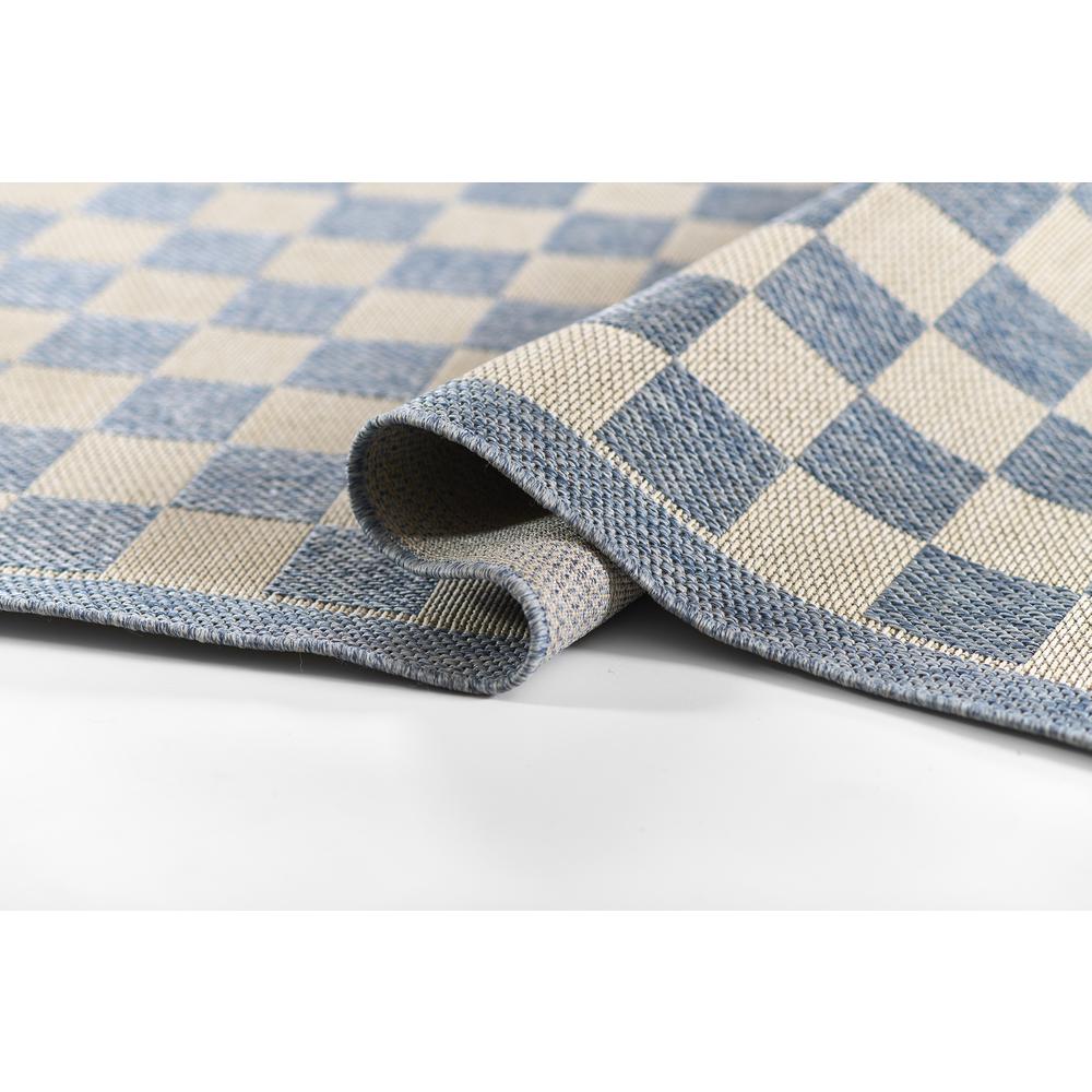 Contemporary Rectangle Area Rug, Blue, 8' X 10'. Picture 9