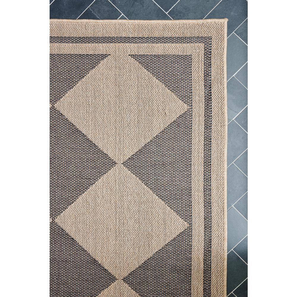 Contemporary Rectangle Area Rug, Black, 8' X 10'. Picture 13