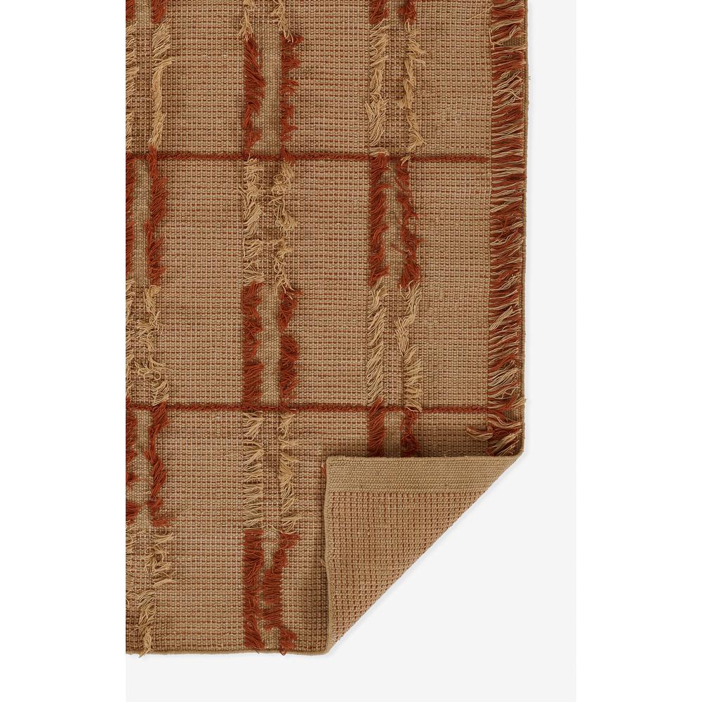 Contemporary Rectangle Area Rug, Terra Cott, 5' X 8'. Picture 3