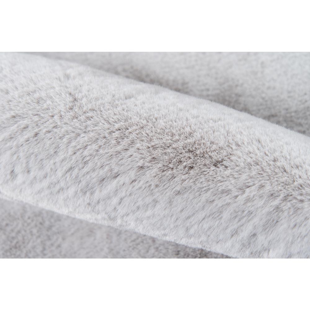 Contemporary Rectangle Area Rug, Grey, 5' X 7'. Picture 4