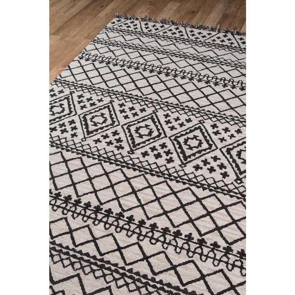 Transitional Rectangle Area Rug, Grey, 5' X 8'. Picture 2