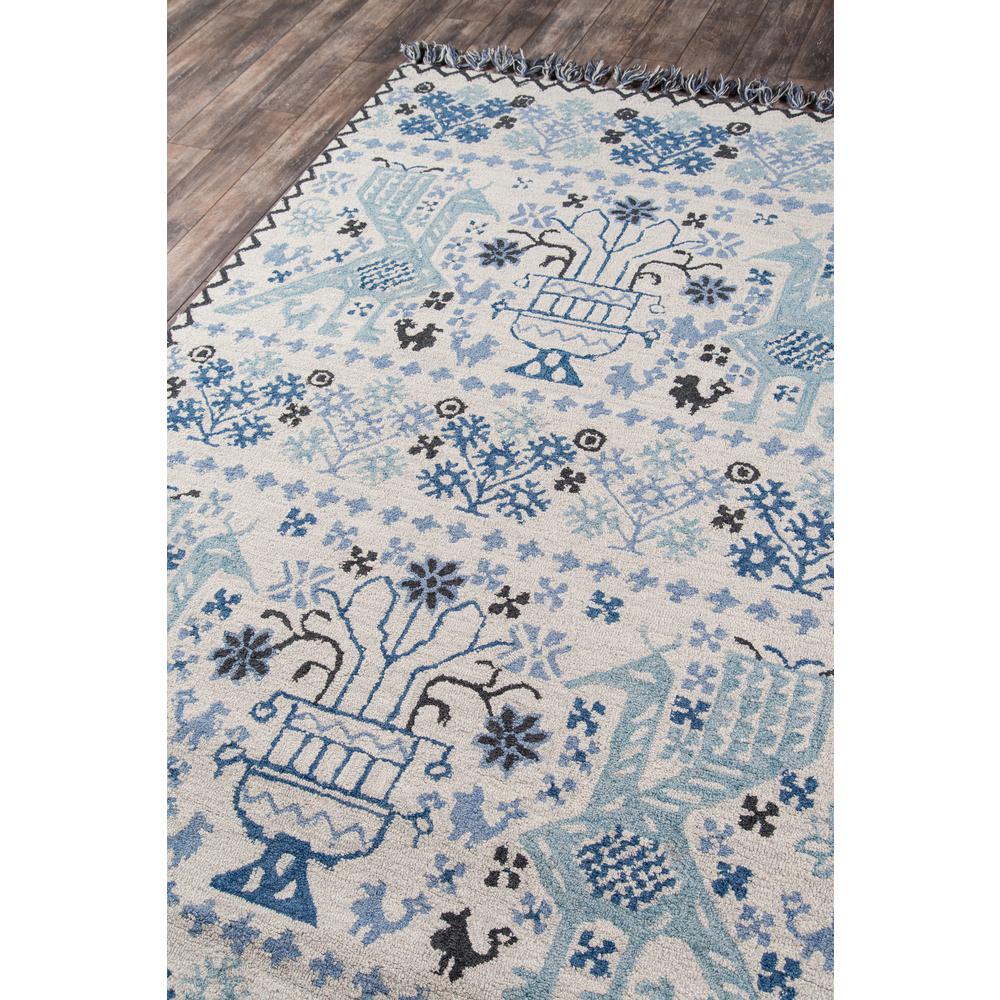 Transitional Rectangle Area Rug, Blue, 5' X 8'. Picture 2