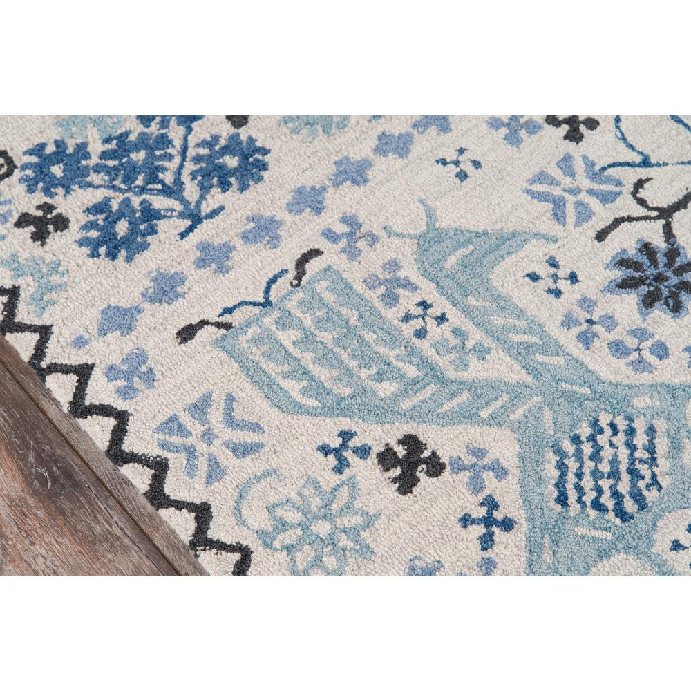 Transitional Rectangle Area Rug, Blue, 5' X 8'. Picture 3