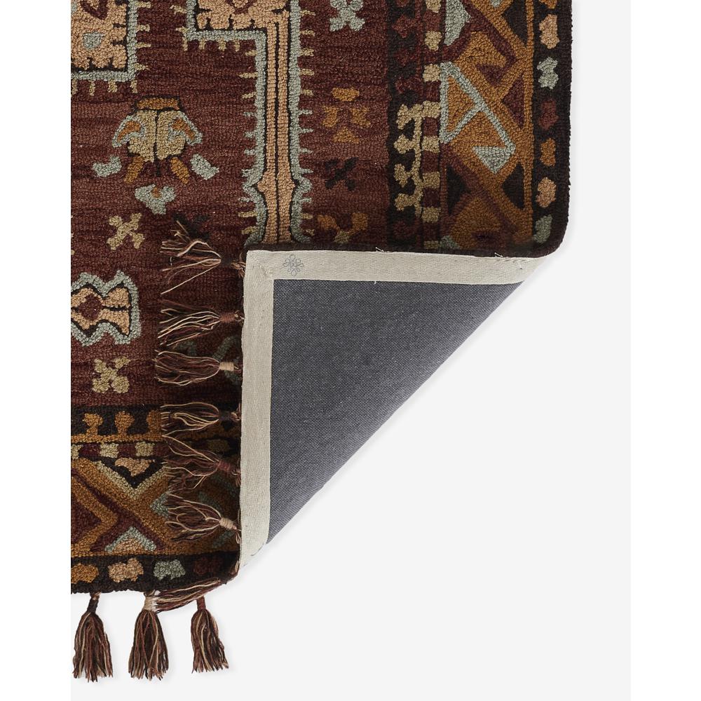 Traditional Rectangle Area Rug, Terra Cott, 5' X 8'. Picture 2