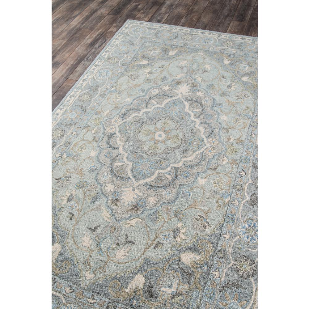 Traditional Rectangle Area Rug, Blue, 5' X 8'. Picture 2