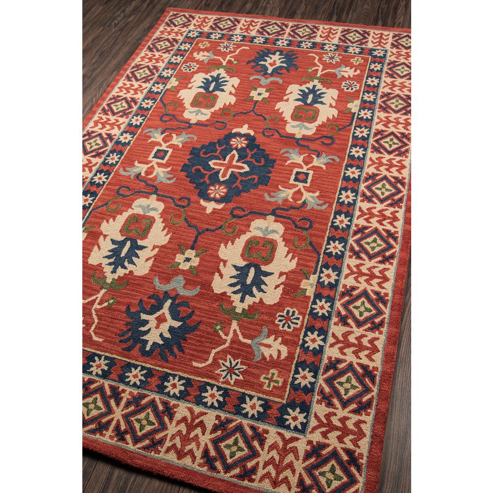 Traditional Rectangle Area Rug, Red, 5' X 8'. Picture 2